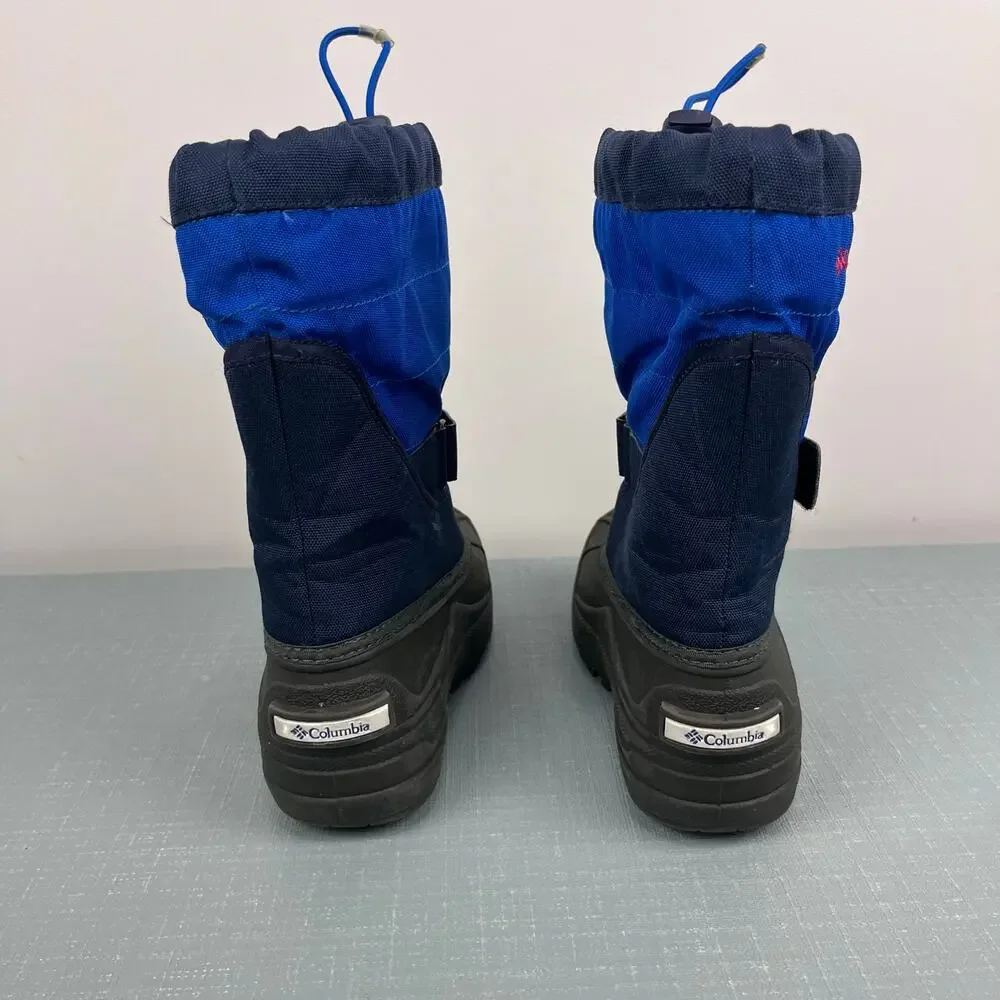 Columbia Children Powderbug Plus II Winter Snow Boots Blue 2